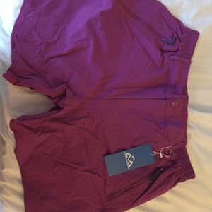 Vibrant Purple Women's Athletic Shorts